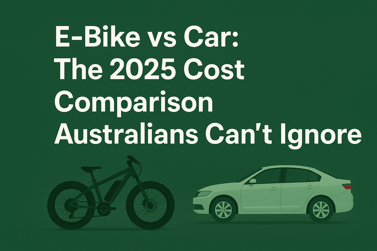 E-Bike vs Car: The 2025 Cost Comparison Australians Can’t Ignore