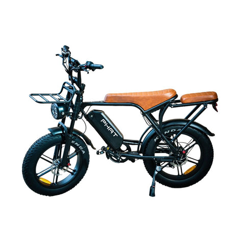 PHAT 20-Inch Fat Tyre Electric Bike – Brown Edition